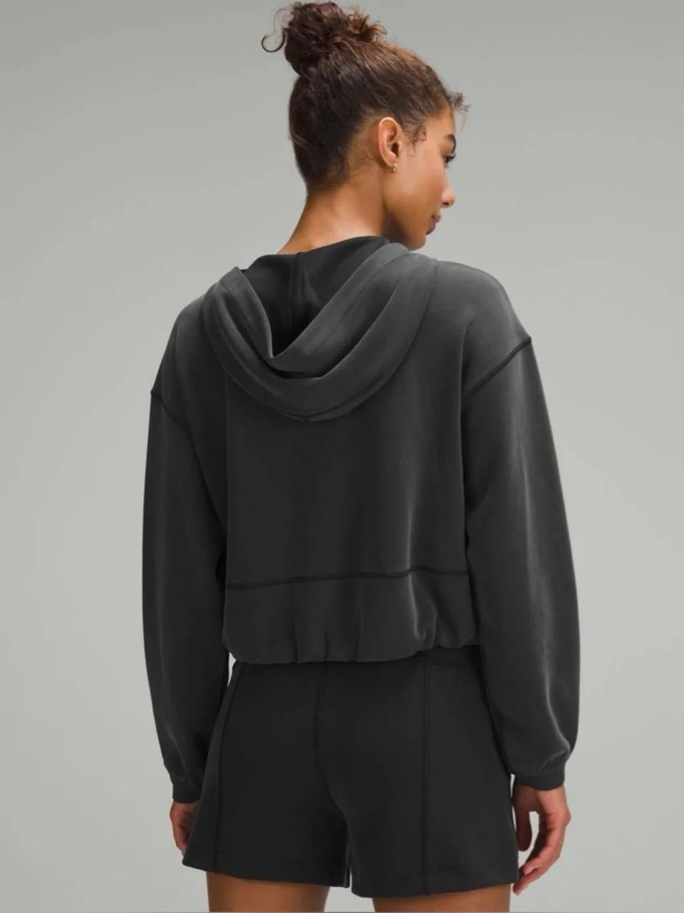 Lululemon Softstreme Full-Zip Hoodie Black W3HM8S size 6